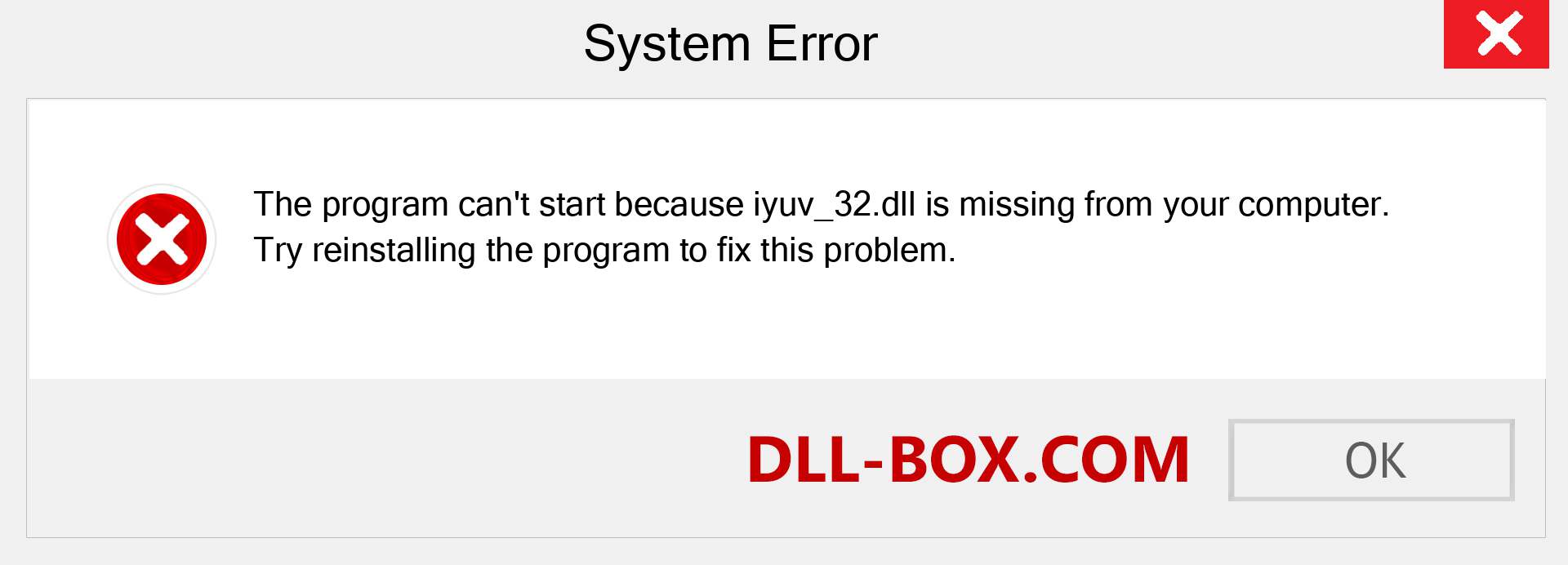  iyuv_32.dll file is missing?. Download for Windows 7, 8, 10 - Fix  iyuv_32 dll Missing Error on Windows, photos, images